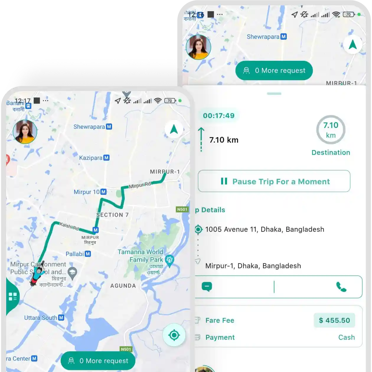 DriveMond Driver App Live Trip Tracking Features